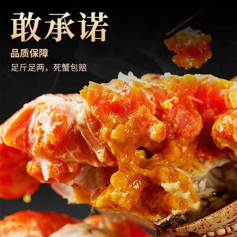 圣堂名钳大闸蟹吉祥588型3对装