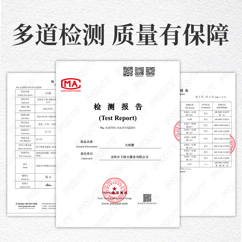 首鲜码头阳澄湖大闸蟹尊享3688型4对装